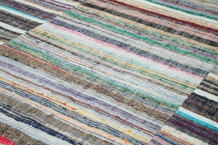 9x13 Multicolor Kilim Patchwork Rug - 37056