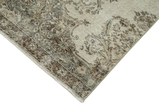 3x10 Beige Overdyed Runner Rug - 37079