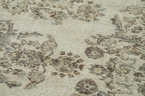 3x10 Beige Overdyed Runner Rug - 37079