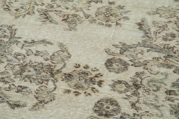 3x10 Beige Overdyed Runner Rug - 37079