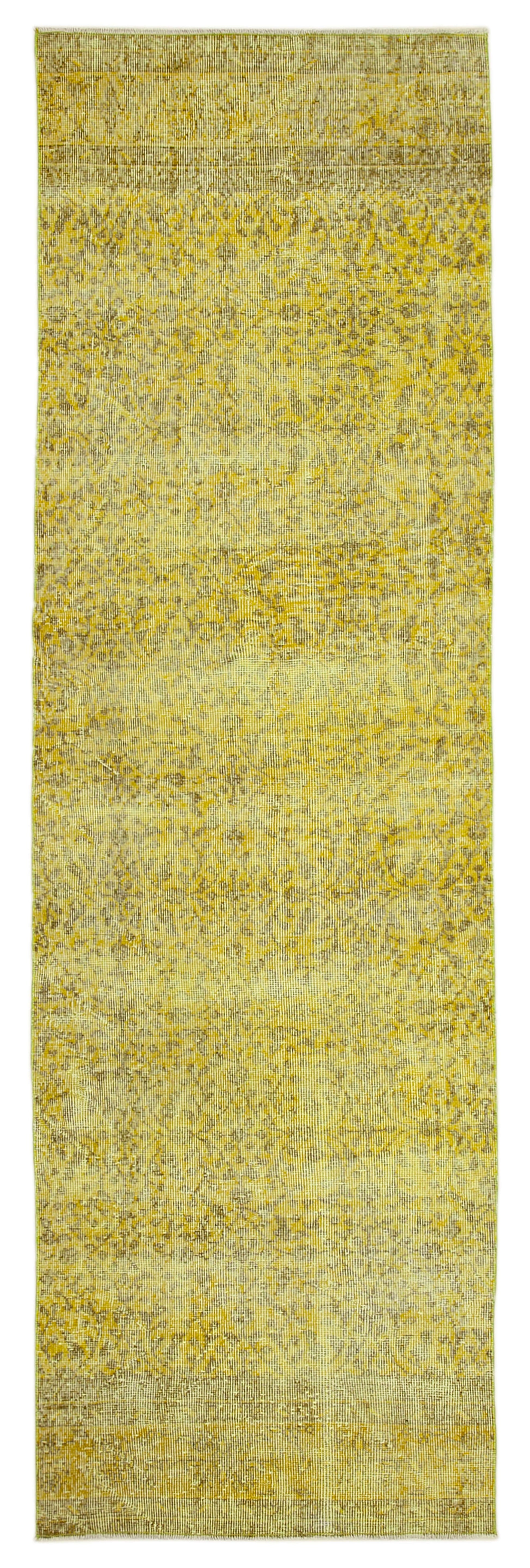 3x10 Yellow Overdyed Runner Rug - 37100