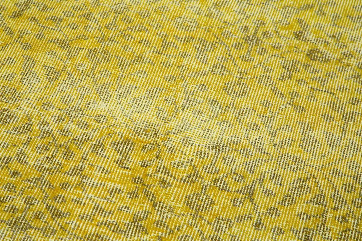 3x10 Yellow Overdyed Runner Rug - 37100