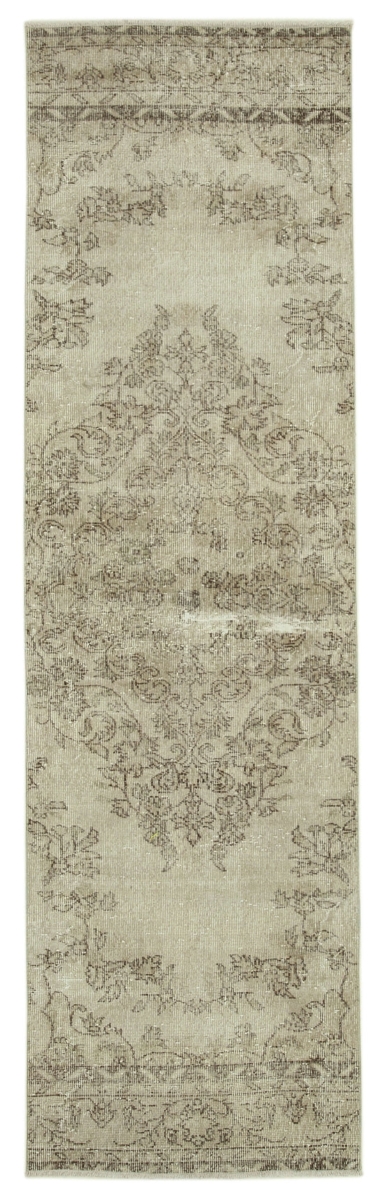 3x10 Beige Overdyed Runner Rug - 37101