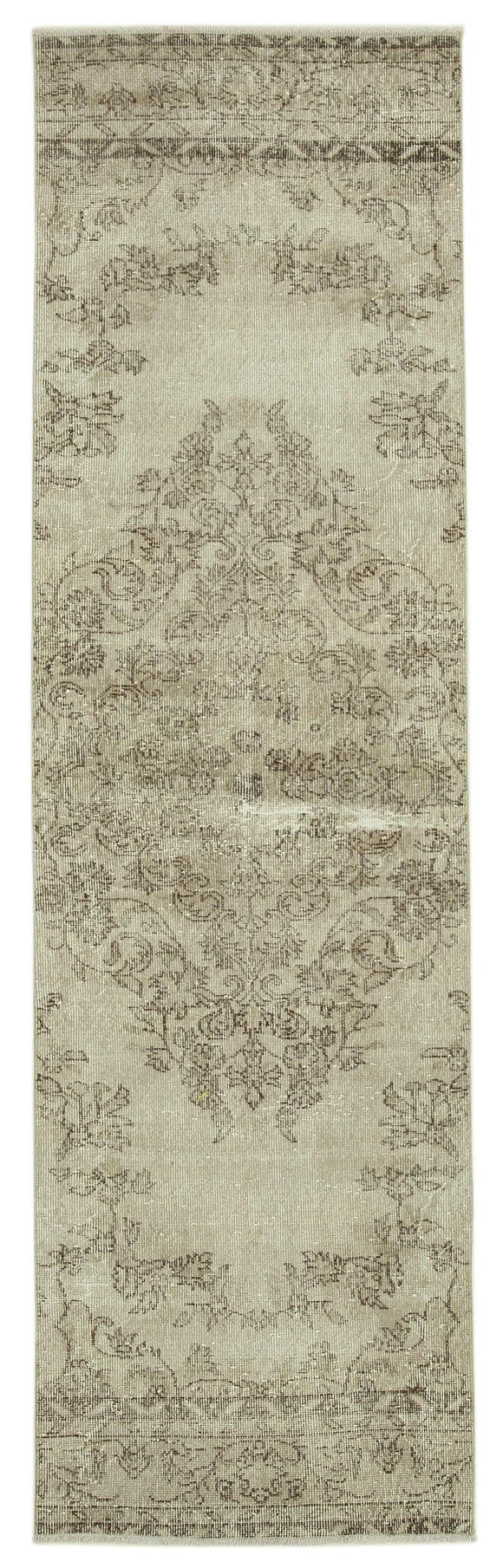 3x10 Beige Overdyed Runner Rug - 37101