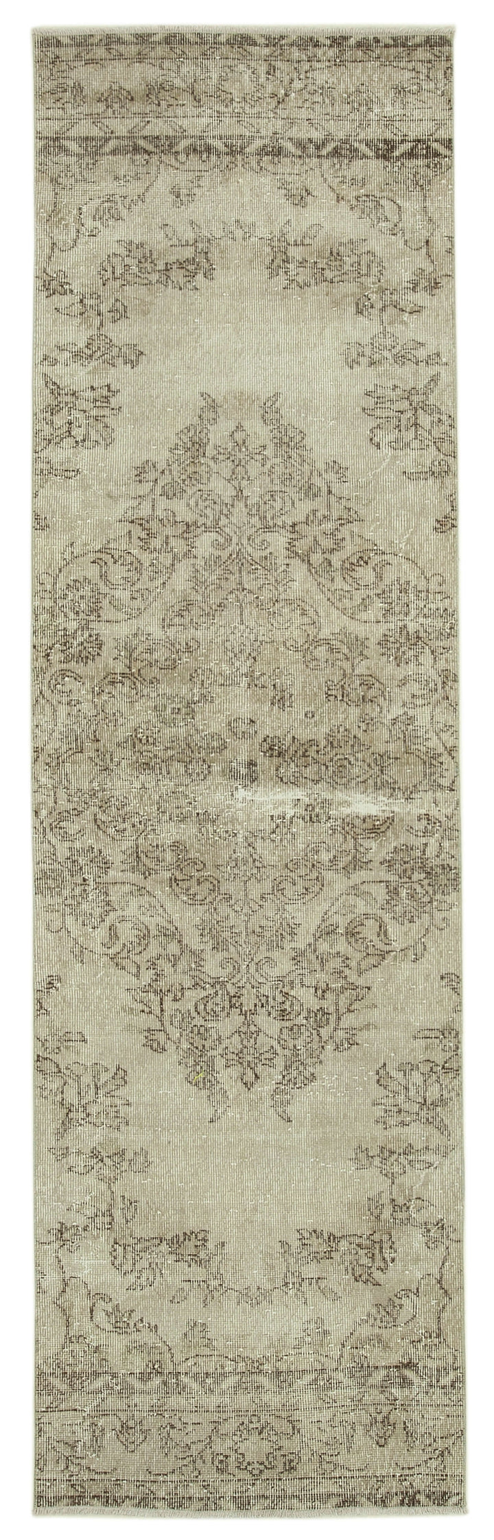 3x10 Beige Overdyed Runner Rug - 37101