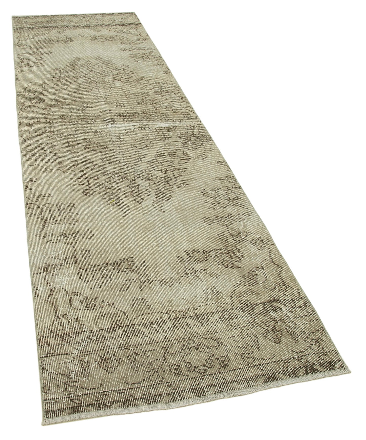 3x10 Beige Overdyed Runner Rug - 37101