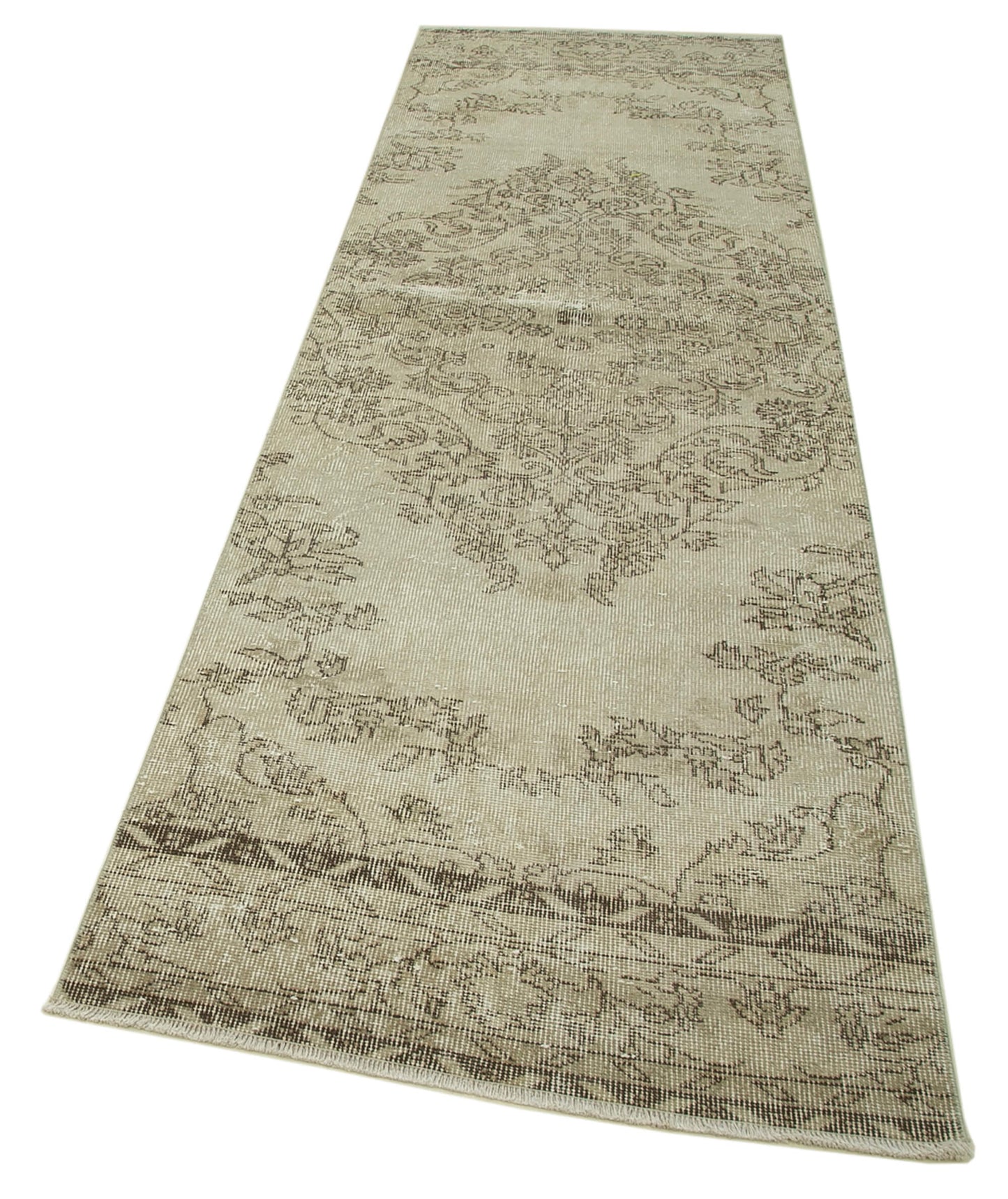 3x10 Beige Overdyed Runner Rug - 37101