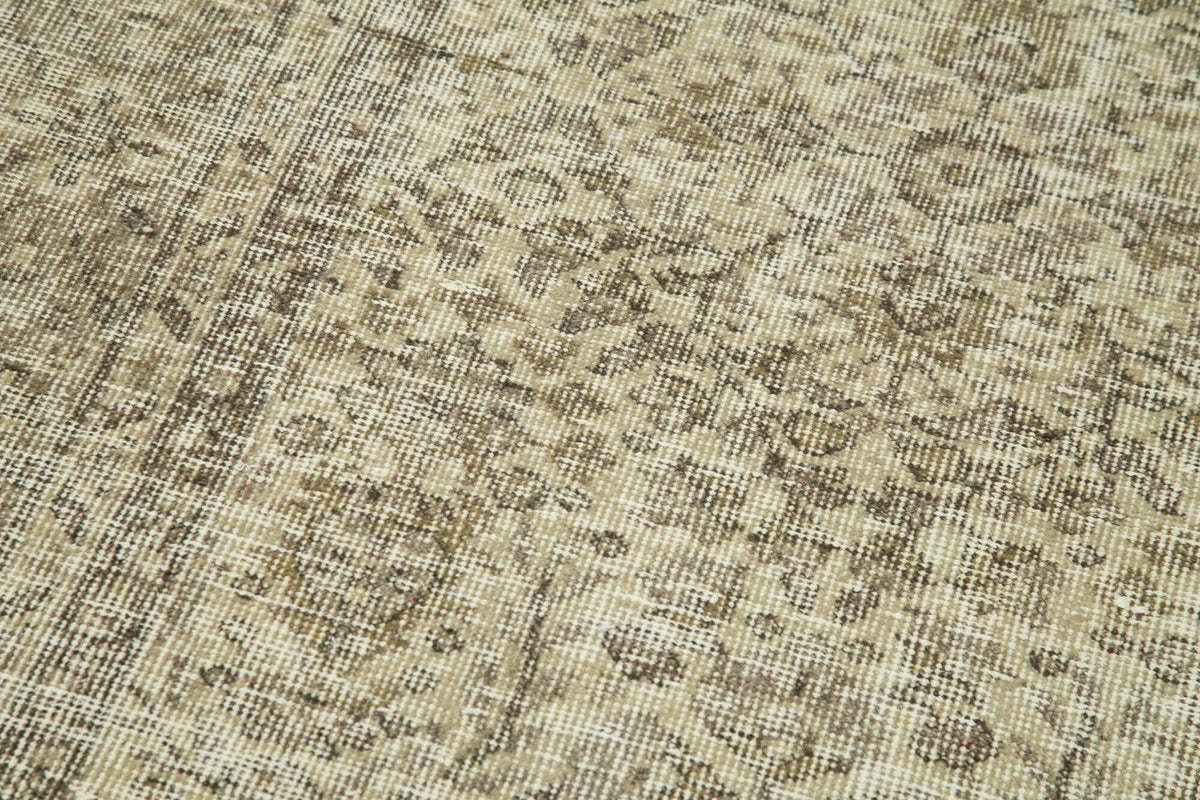 3x10 Beige Overdyed Runner Rug - 37110