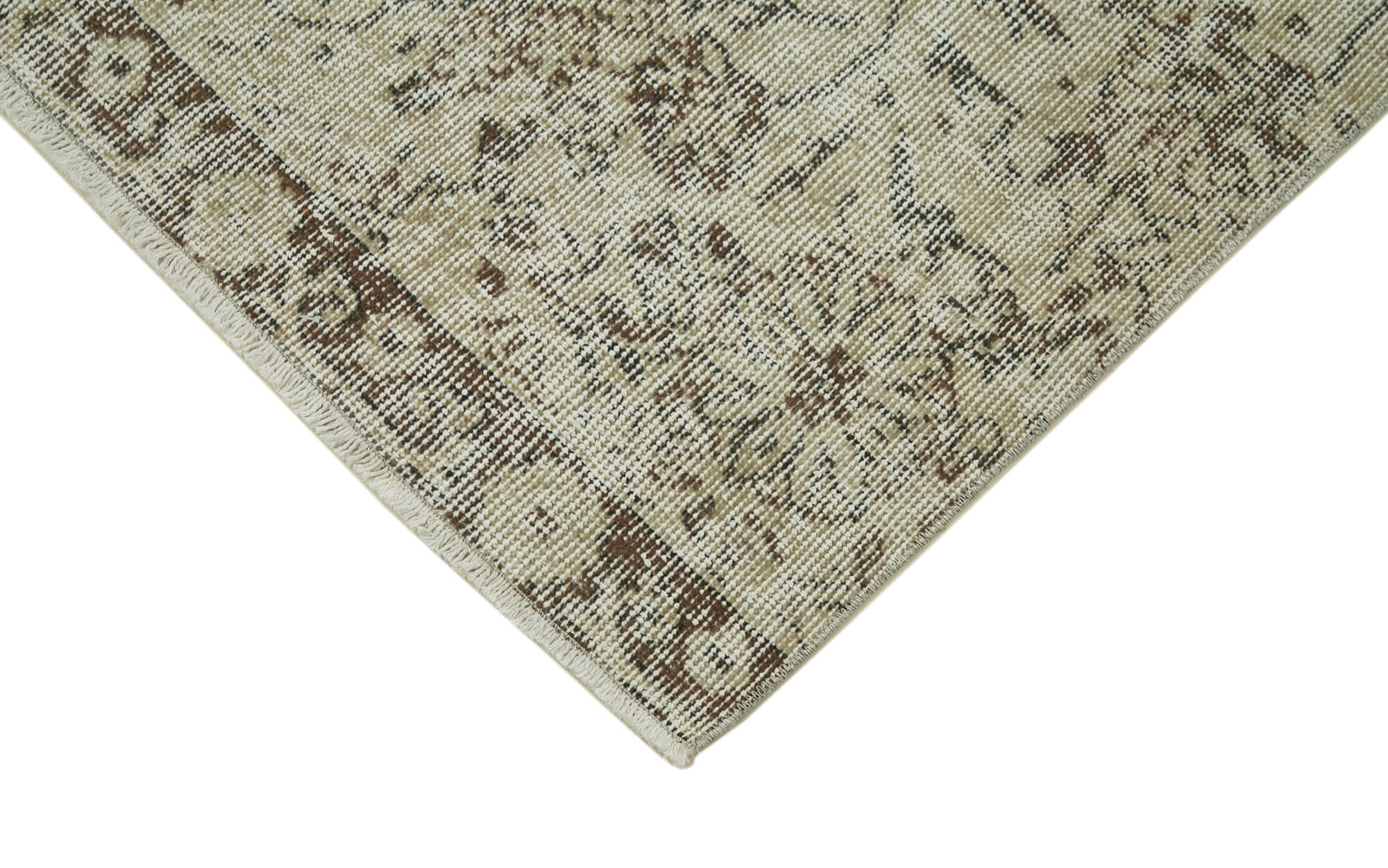 3x10 Beige Overdyed Runner Rug - 37137