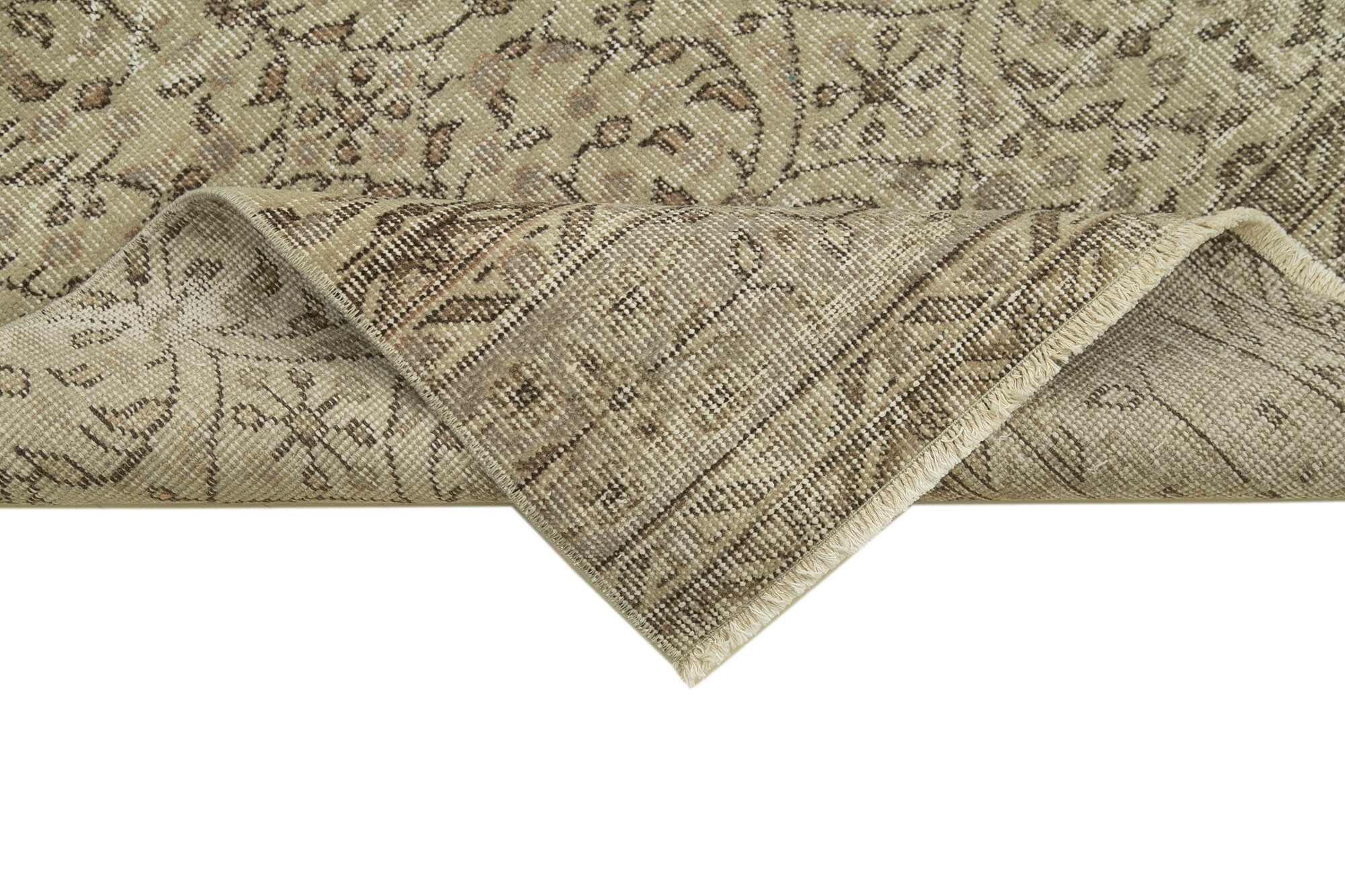 3x10 Beige Overdyed Runner Rug - 37159