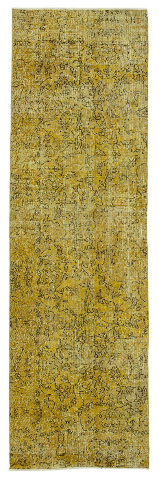 3x10 Yellow Overdyed Runner Rug - 37169