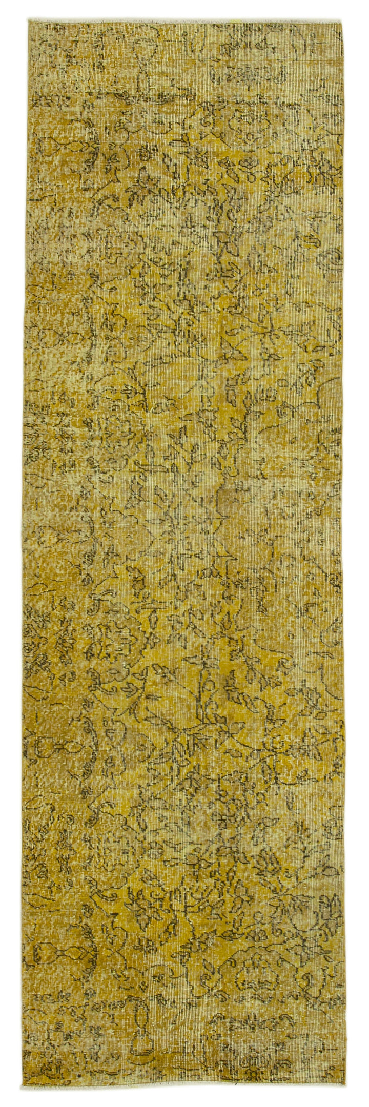 3x10 Yellow Overdyed Runner Rug - 37169