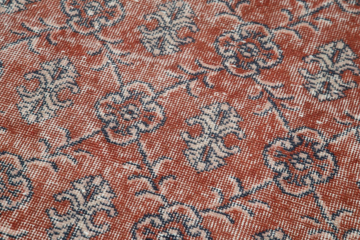 3x11 Red Overdyed Runner Rug - 37186