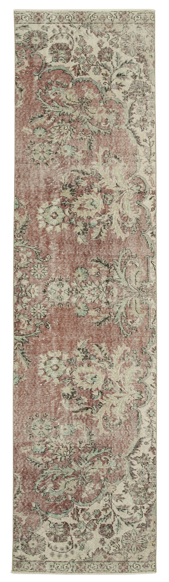 3x10 Beige Overdyed Runner Rug - 37189