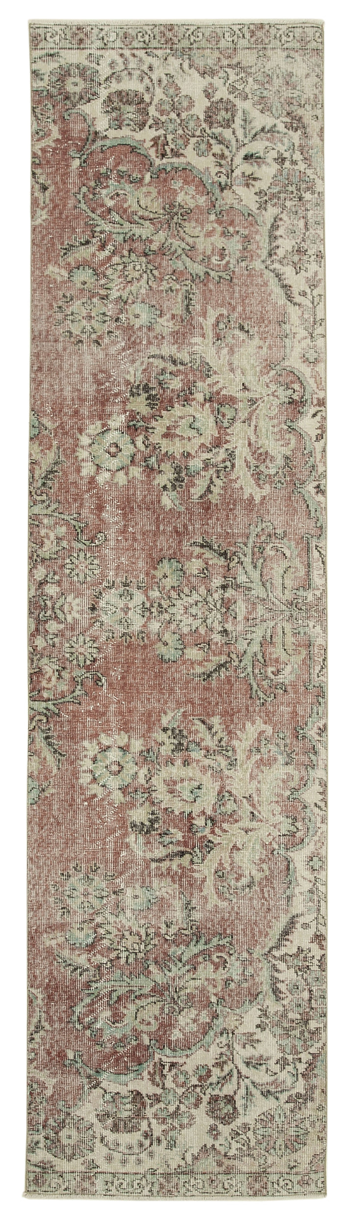 3x10 Beige Overdyed Runner Rug - 37189