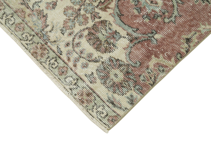 3x10 Beige Overdyed Runner Rug - 37189