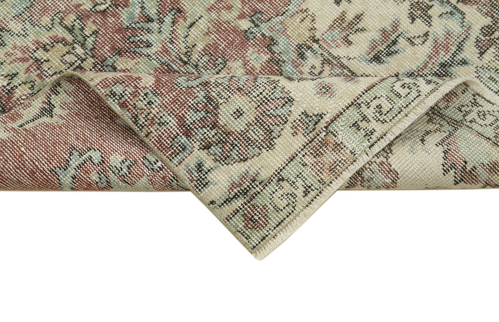 3x10 Beige Overdyed Runner Rug - 37189