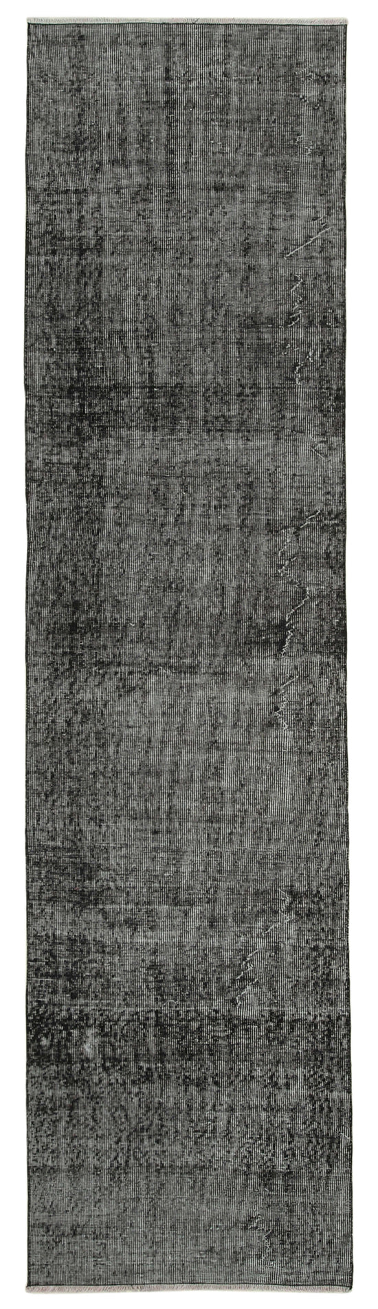 3x10 Black Overdyed Runner Rug - 37190