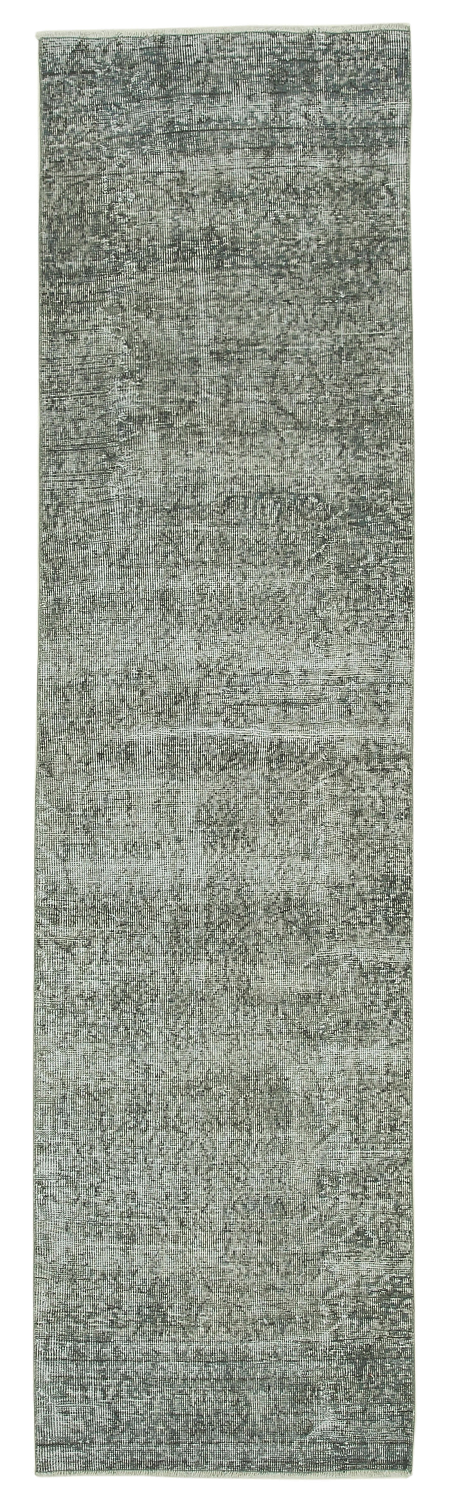 3x10 Grey Overdyed Runner Rug - 37192