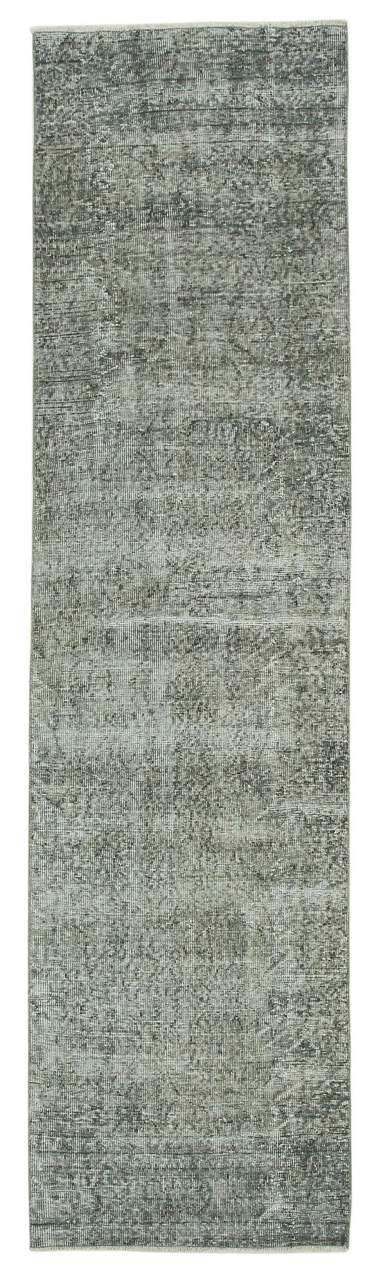 3x10 Grey Overdyed Runner Rug - 37192