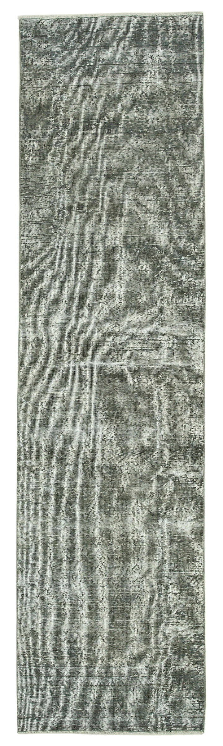 3x10 Grey Overdyed Runner Rug - 37192