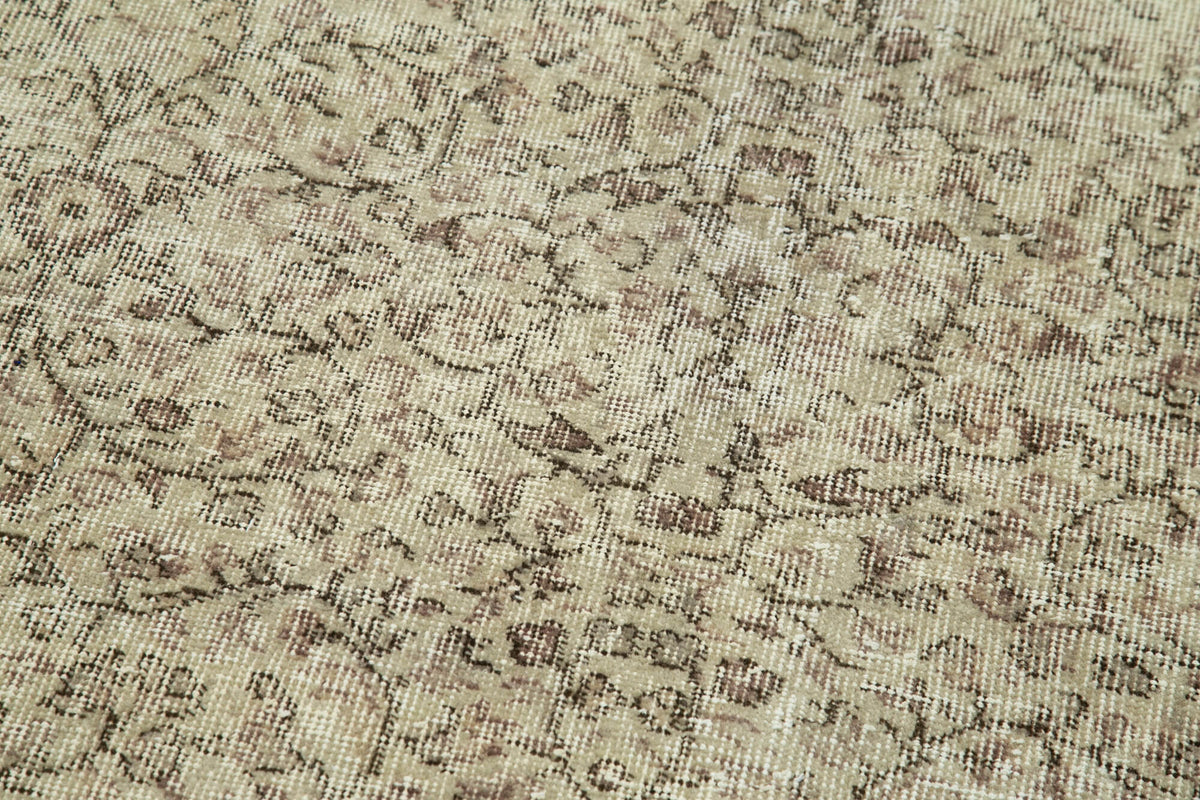3x10 Beige Overdyed Runner Rug - 37204