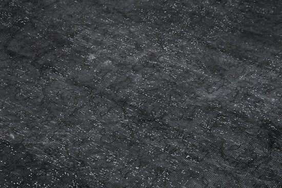 9x13 Black Overdyed Large Area Rug - 37213
