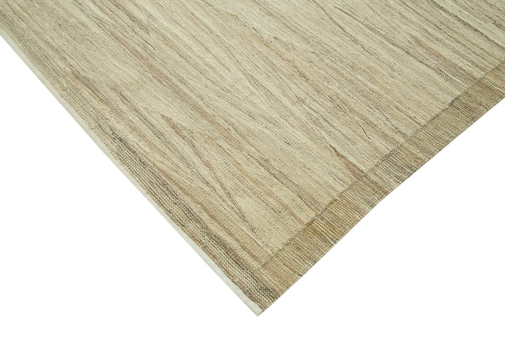 8x10 Beige Contemporary Kilim Rug - 37217