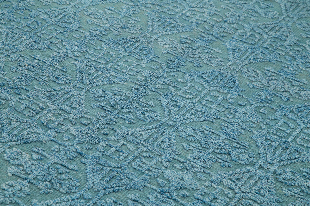 8x10 Blue Moroccan Rug - 37269