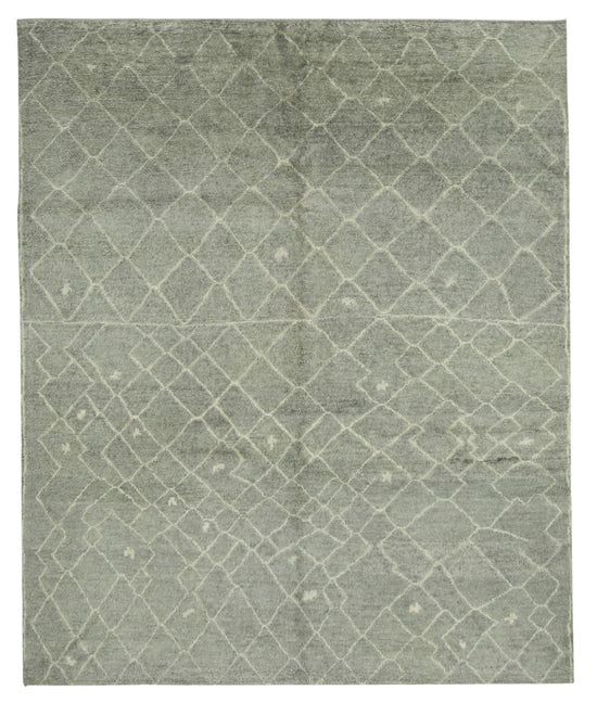 8x10 Grey Moroccan Rug - 37271