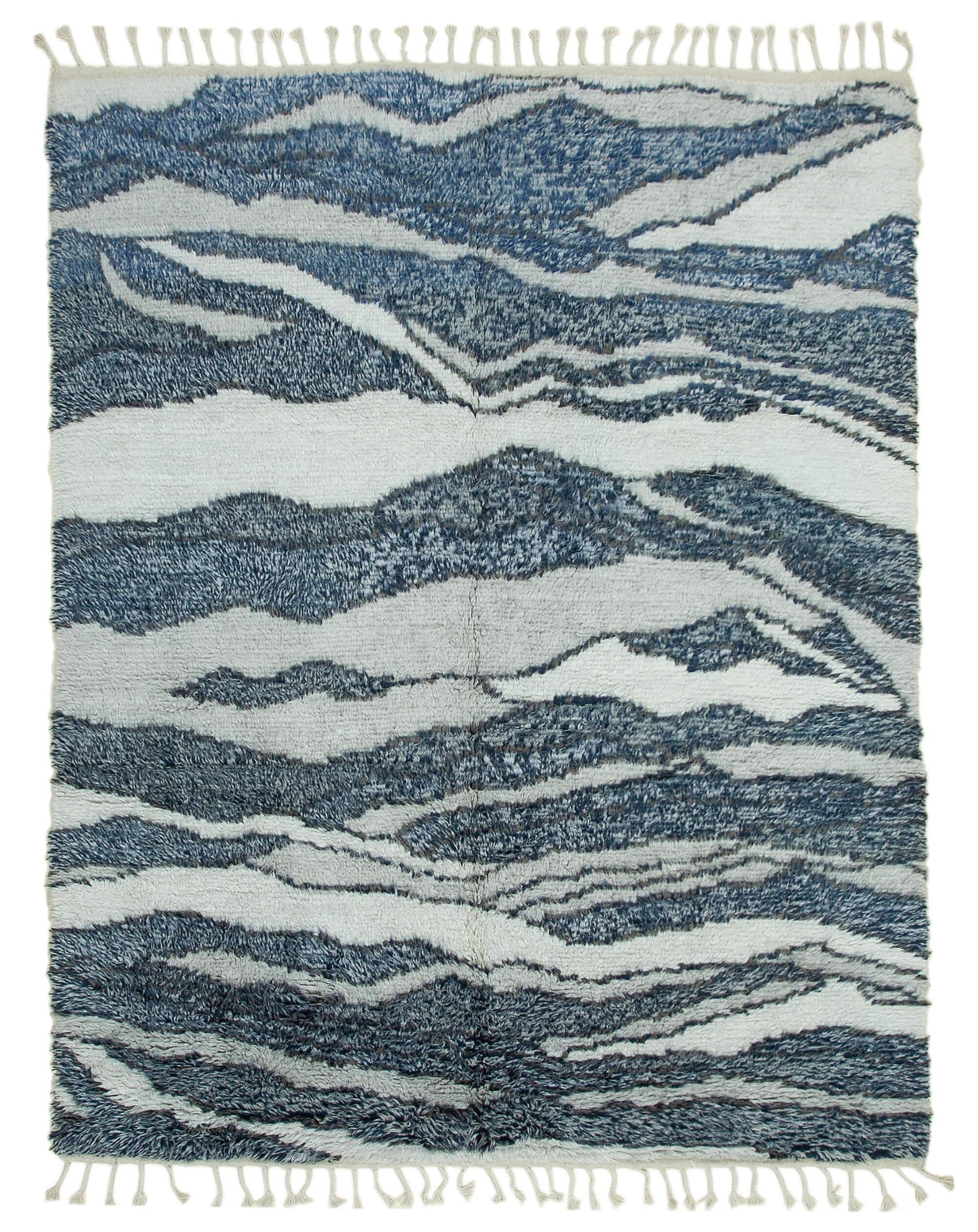 8x10 Blue Moroccan Rug - 37275