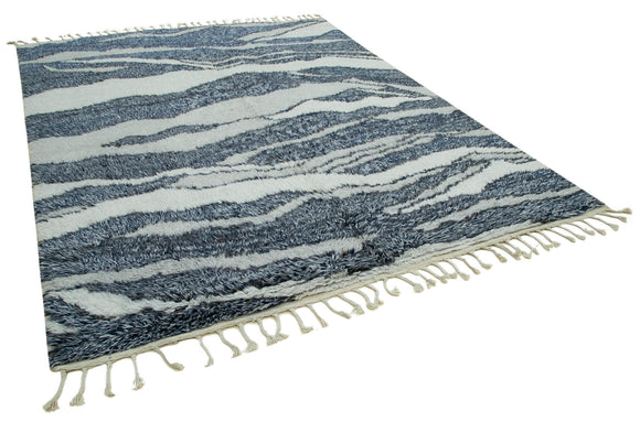 8x10 Blue Moroccan Rug - 37275