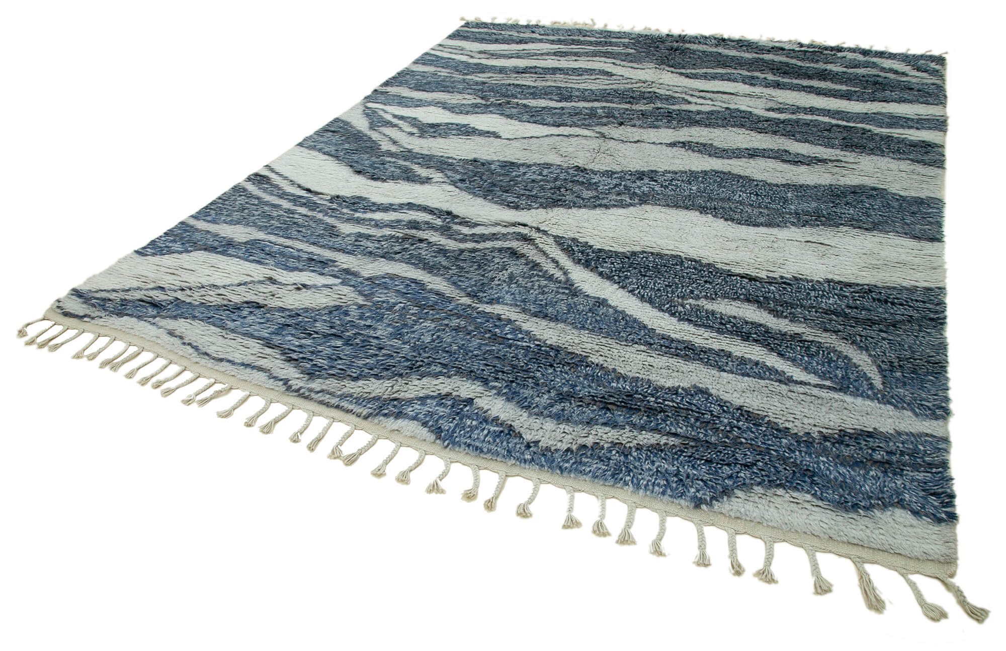 8x10 Blue Moroccan Rug - 37275