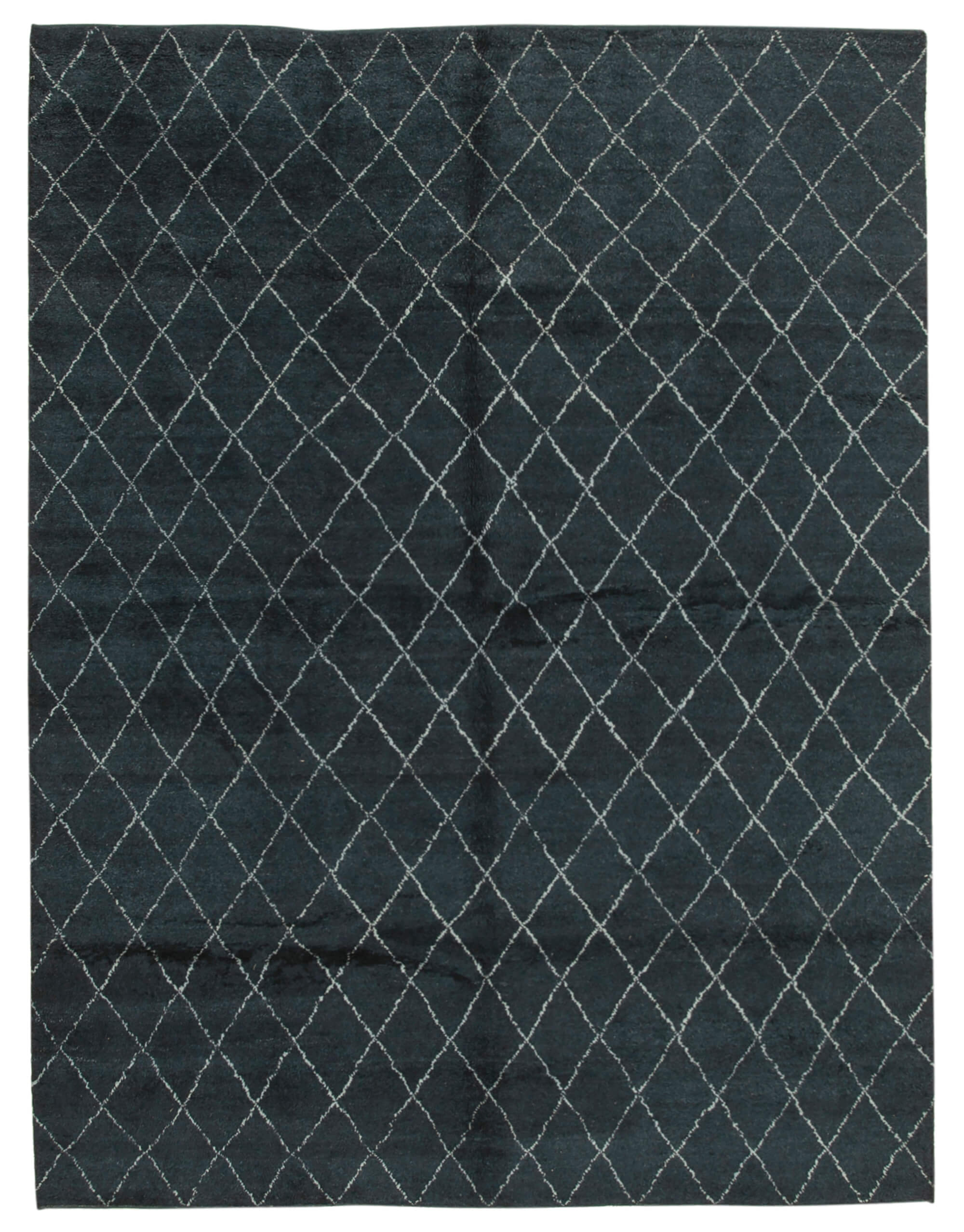 9x12 Black Moroccan Rug - 37282