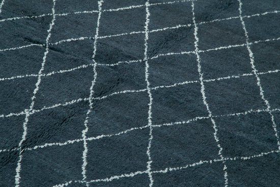 9x12 Black Moroccan Rug - 37282