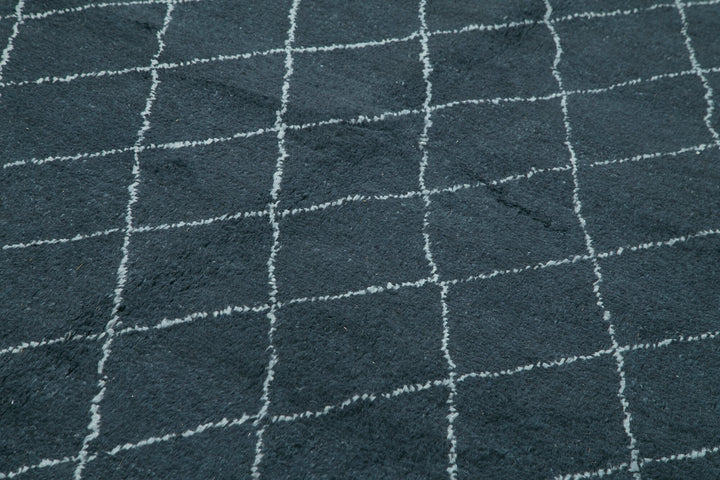 9x12 Black Moroccan Rug - 37283