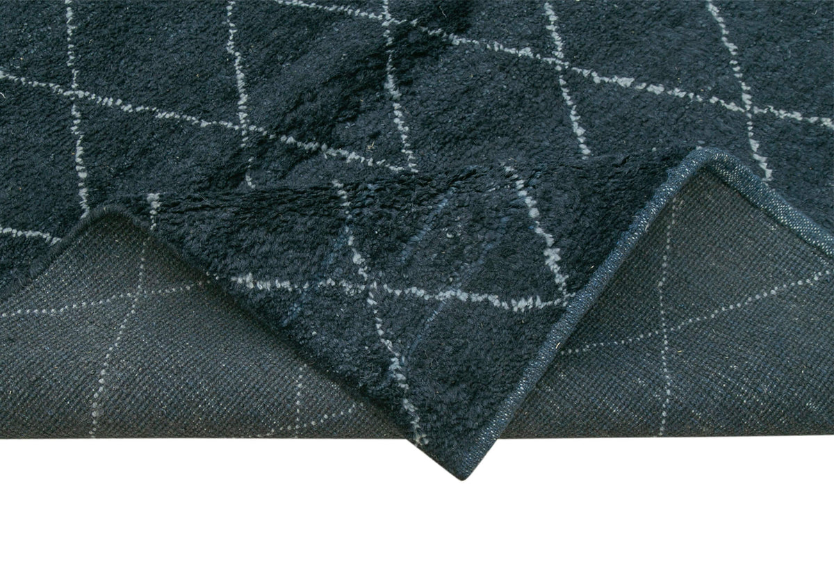 9x12 Black Moroccan Rug - 37283