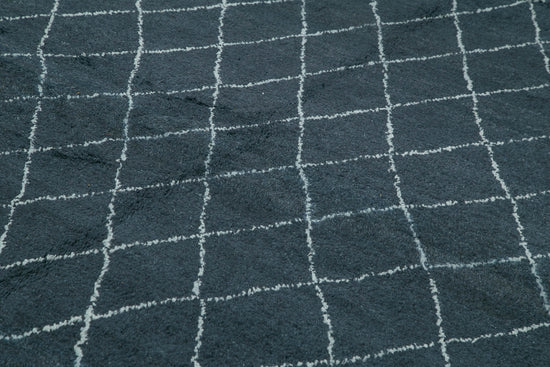 9x12 Black Moroccan Rug - 37284