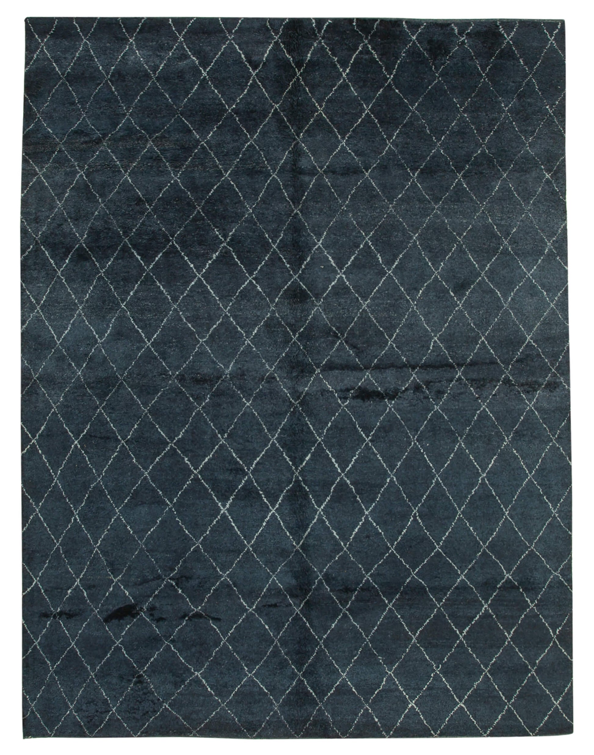 9x12 Black Moroccan Rug - 37289