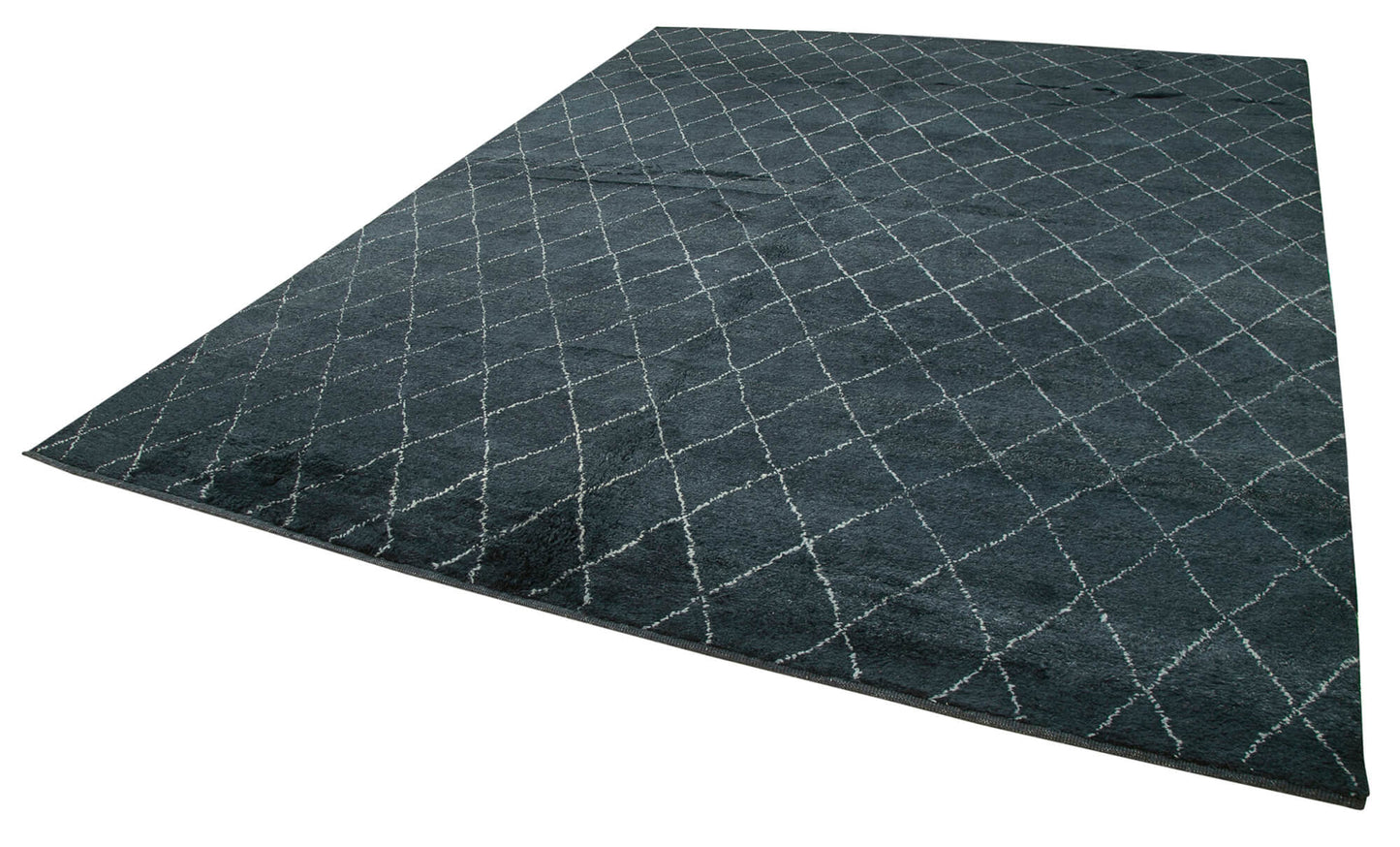 9x12 Black Moroccan Rug - 37289