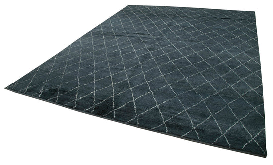 9x12 Black Moroccan Rug - 37289