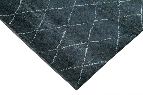 9x12 Black Moroccan Rug - 37289