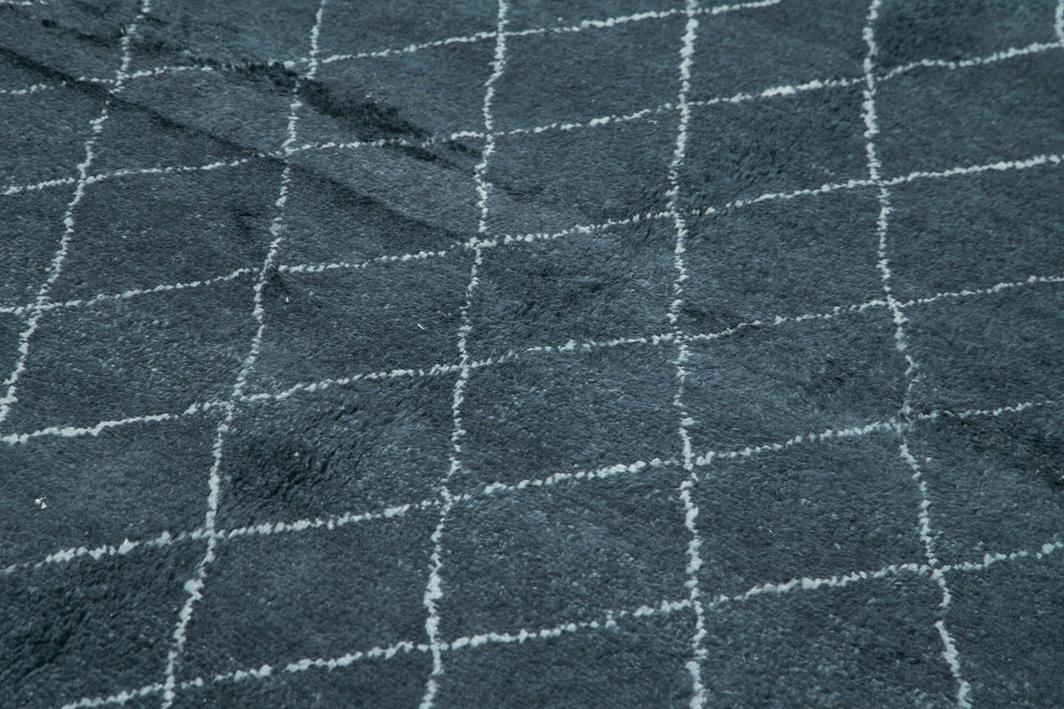 9x12 Black Moroccan Rug - 37289