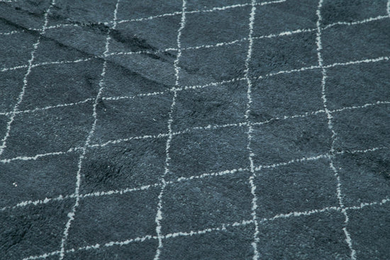 9x12 Black Moroccan Rug - 37289