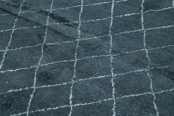 9x12 Black Moroccan Rug - 37289