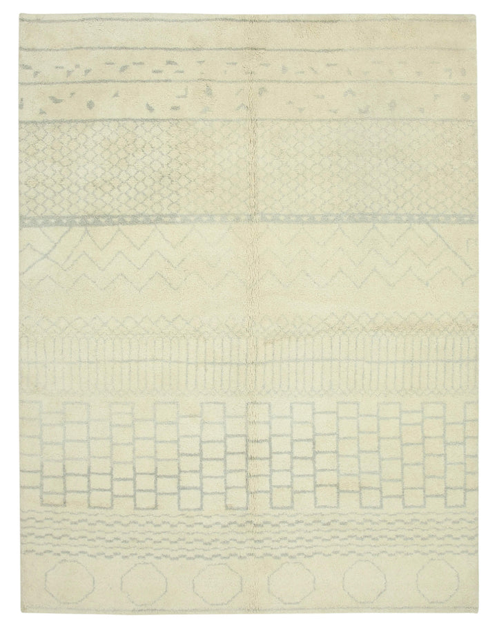 9x12 Beige Moroccan Rug - 37292