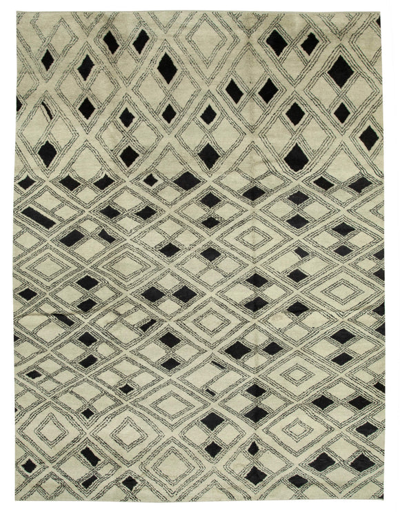 10x14 Beige Moroccan Rug - 37296