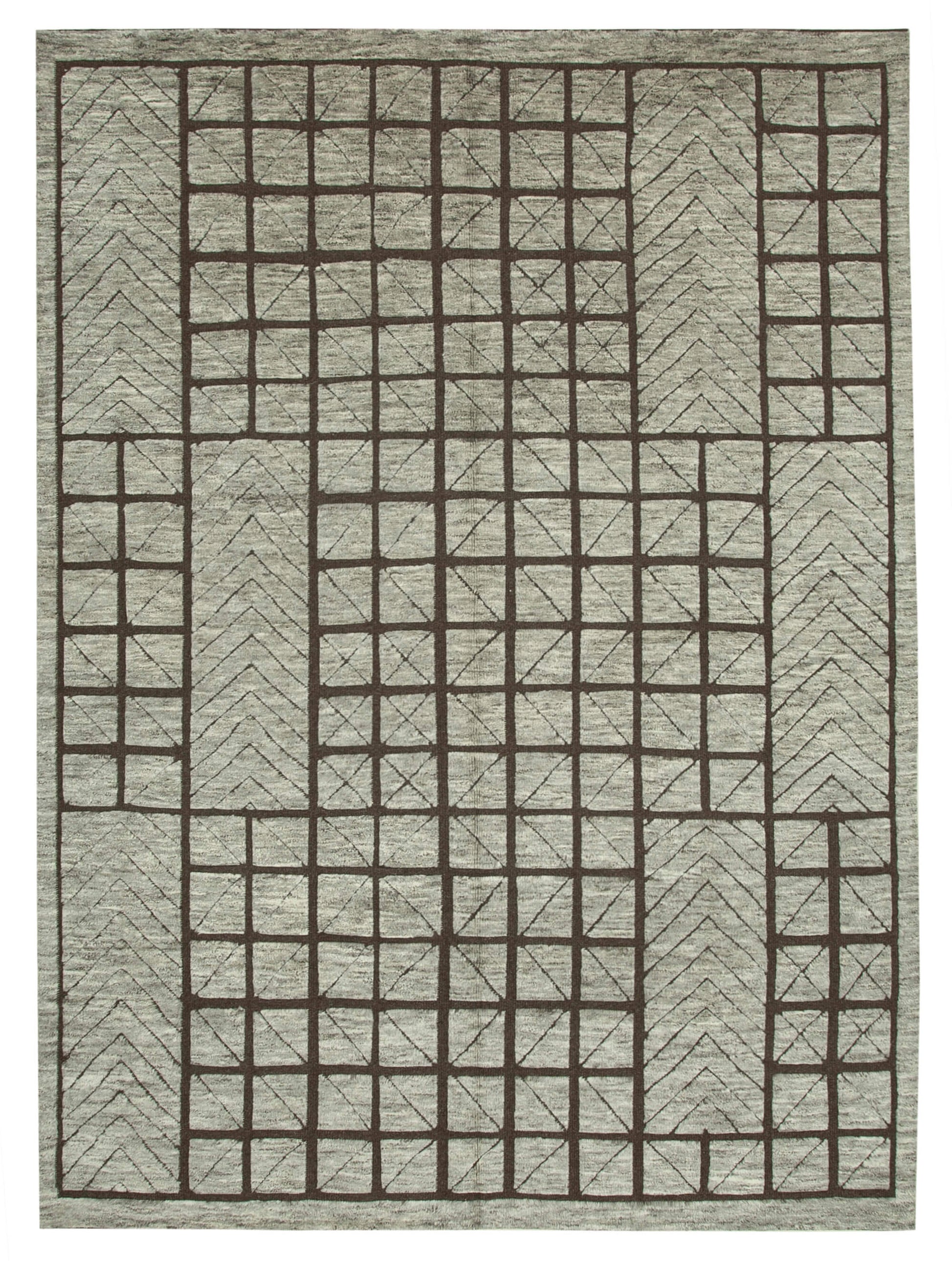 10x14 Brown Moroccan Rug - 37301