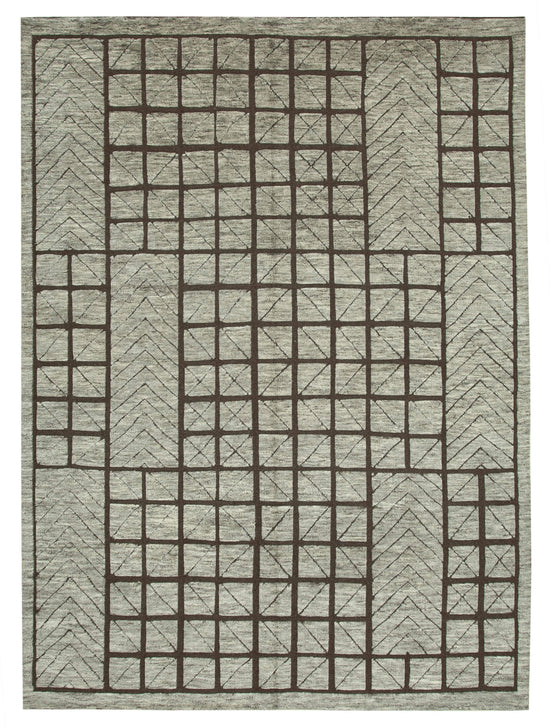 10x14 Brown Moroccan Rug - 37301
