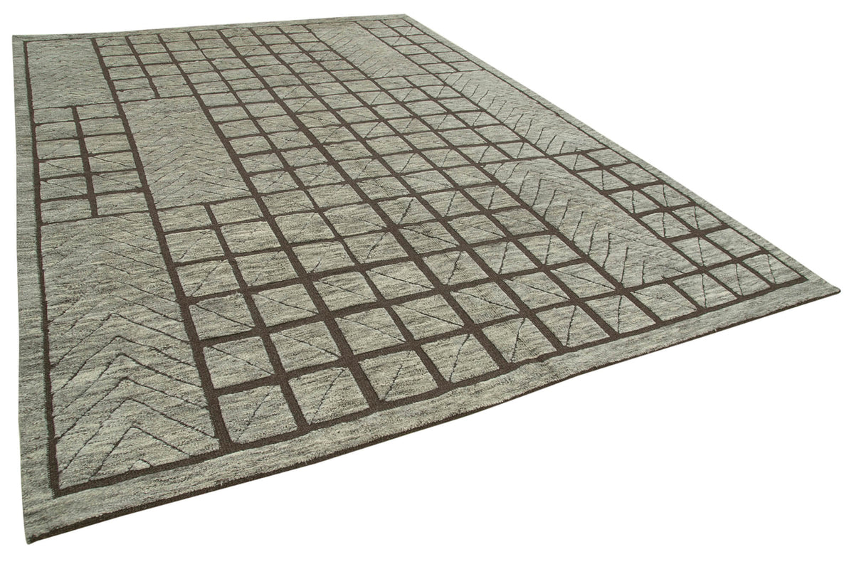 10x14 Brown Moroccan Rug - 37301